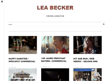 Tablet Screenshot of leabecker.com